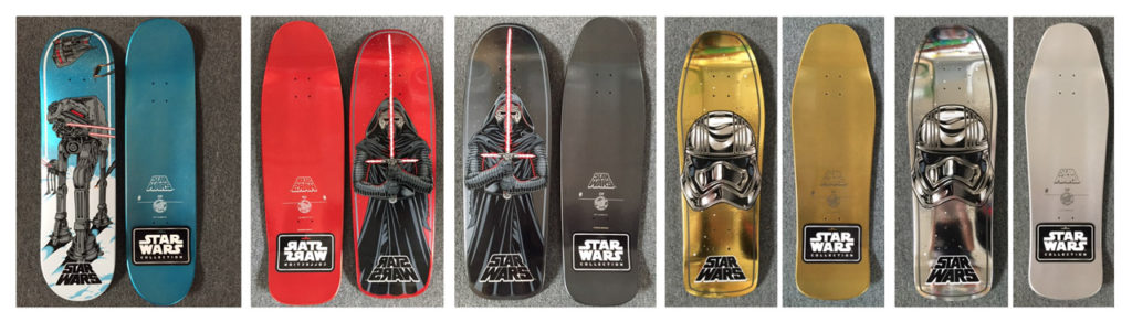 Exclusive Star Wars Skateboards