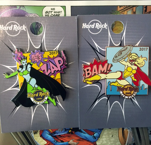 The Hard Rock Cafe Announces San Diego Comic-Con 2017 Pin Set and