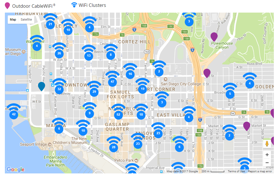 Cox Wifi Hotspots Map Cox Communications Brings Free Wi Fi Comes Back To The Gaslamp For San Diego Comic Con San Diego Comic Con Unofficial Blog