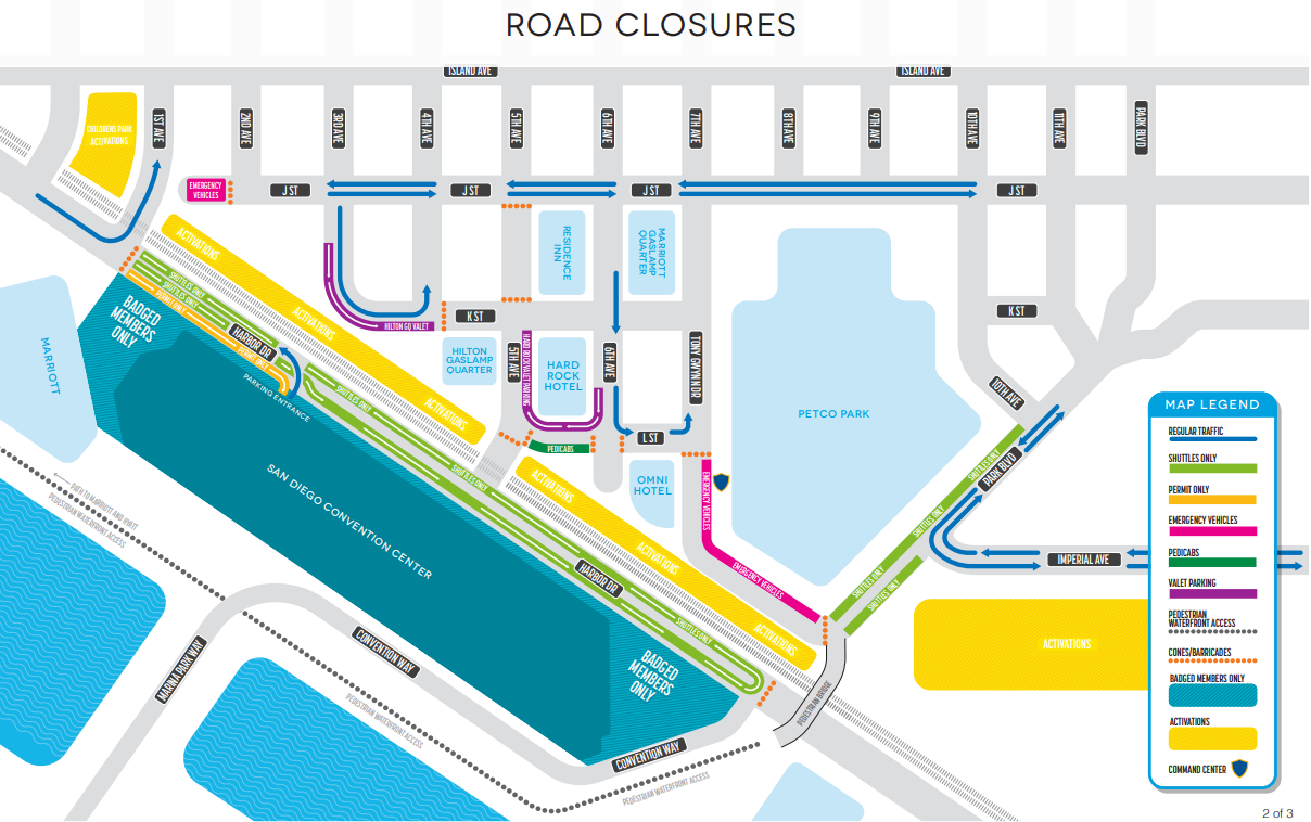 Harbor Drive Closing to Traffic During San Diego ComicCon, Other