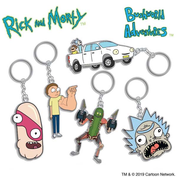 Rick and morty hot sale key lanyard