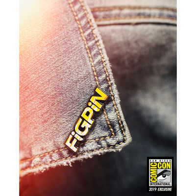 Sealed FiGPiN Logo 2019 SDCC Exclusive Flame Print Limited Edition 