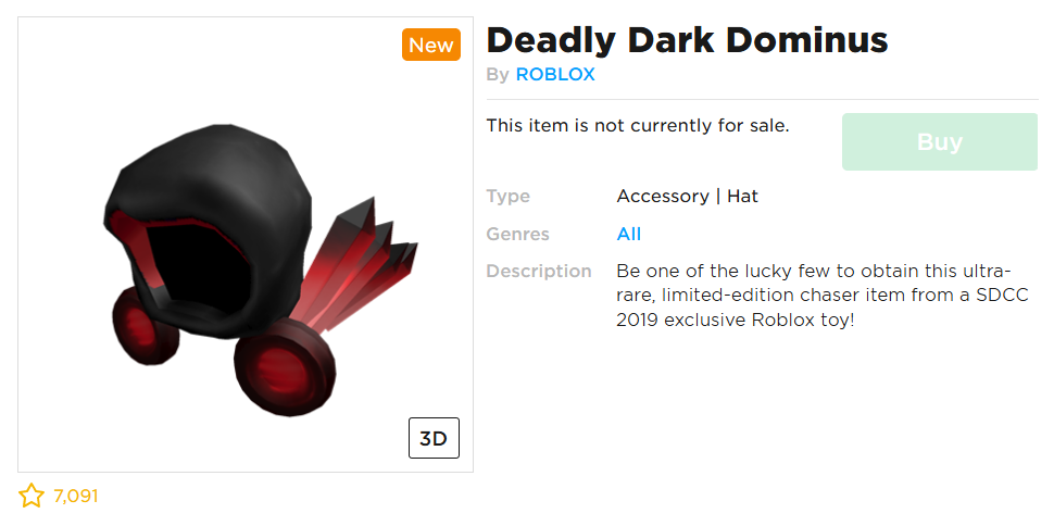 Sdcc Roblox Toy Dominus