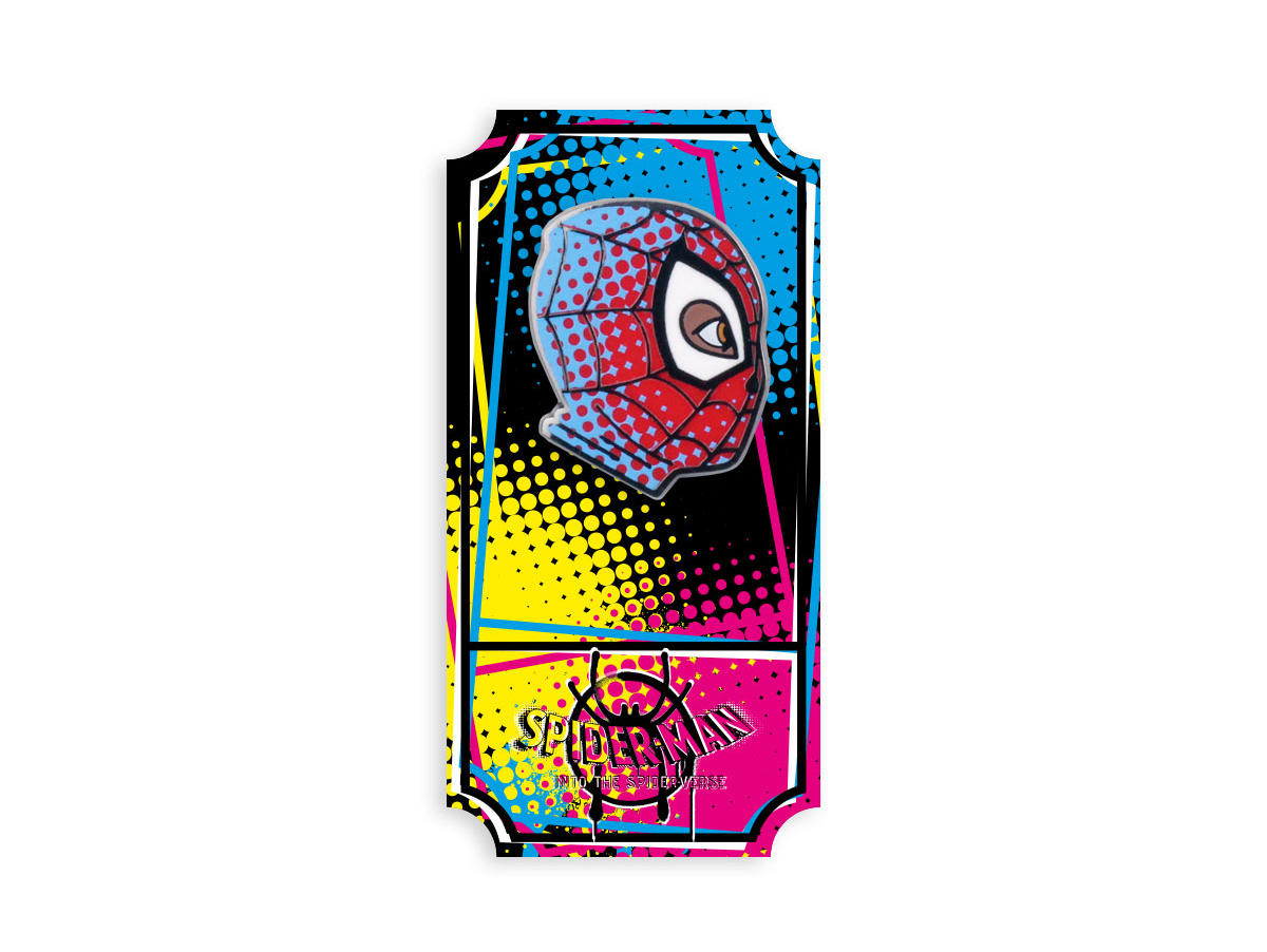 Mondo Marvel Spider-Man Spider-Verse Spider-Punk Tom Whalen Enamel Pin