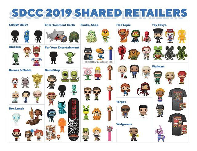 Funko shop hot sale sdcc 2019