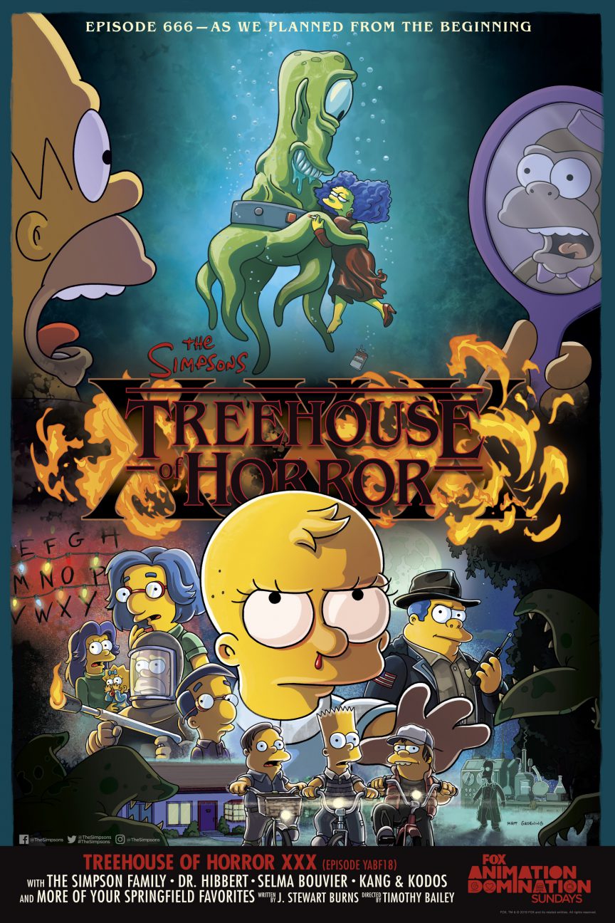 The Simpsons 500 Episodes 2011 San Diego Comic-Con SDCC promo 11x17 mini poster 