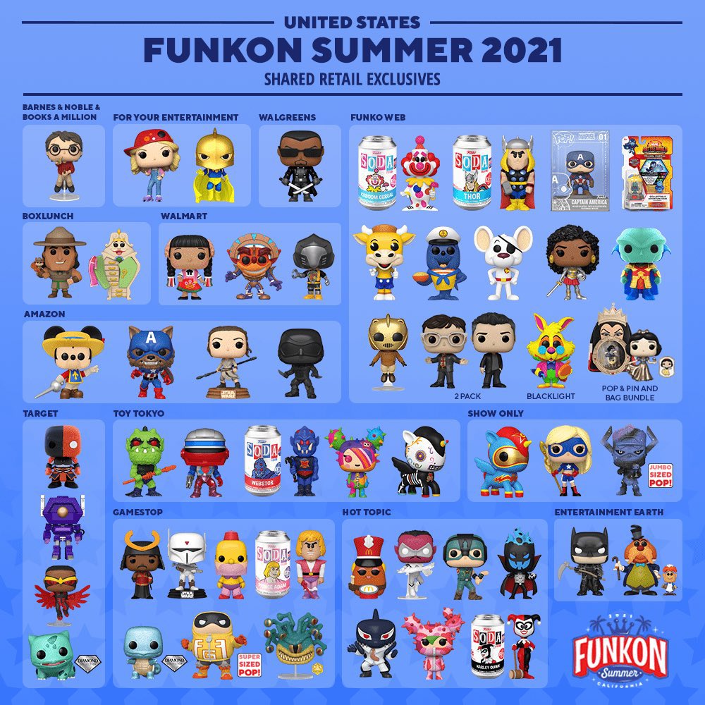 SDCC Funko Pop and Loungefly Bundle