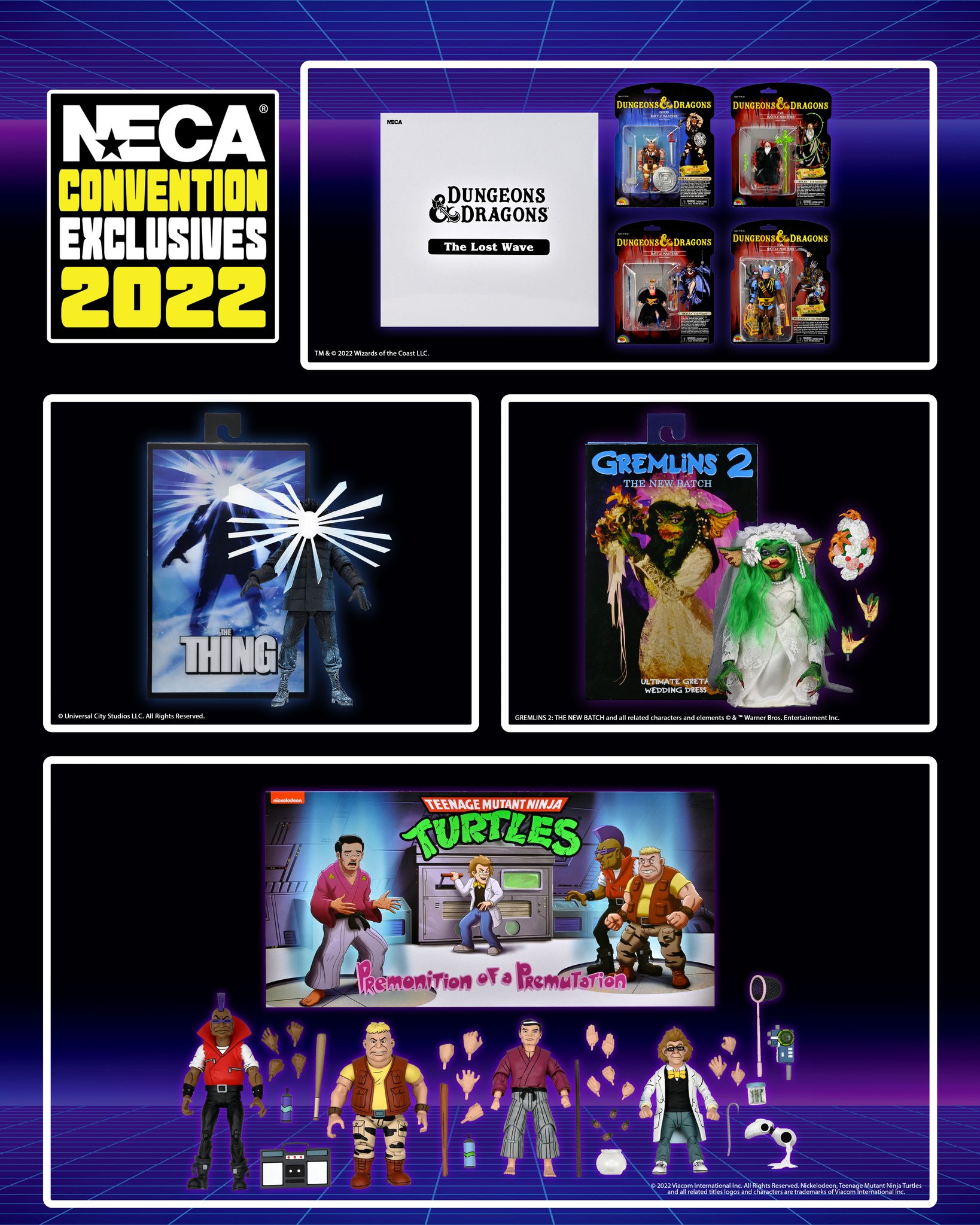 NECA San Diego Comic-Con 2022 Exclusives [UPDATE June 2]