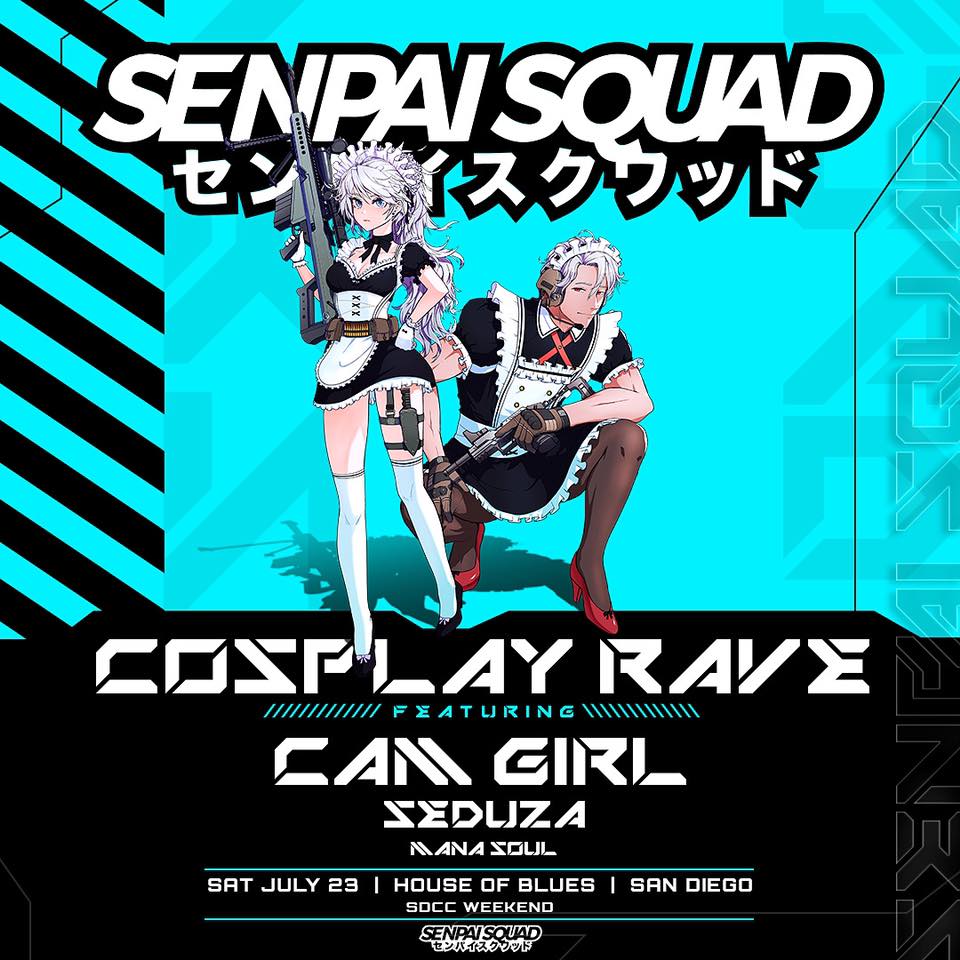 Senpai Squad Coplay Rave San Diego ComicCon Unofficial Blog