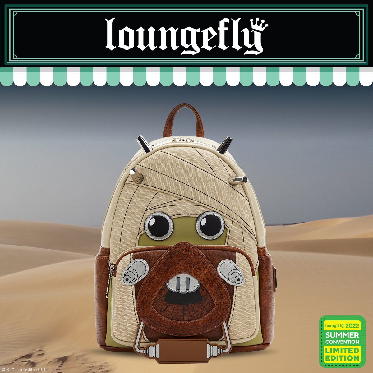 Loungefly SDCC 2022-louis mini backpack - MiceChat