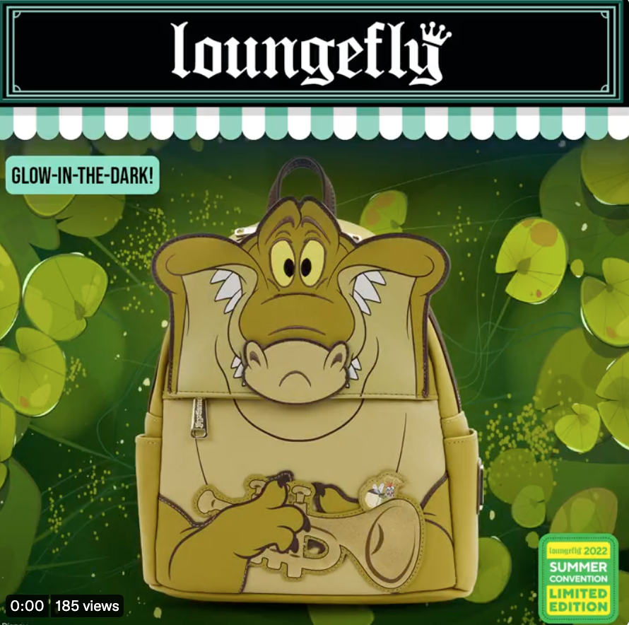 Loungefly, Bags, Sdcc 222 Loungefly Disney Skeleton Stitch Glow In The  Dark Exclusive Backpack