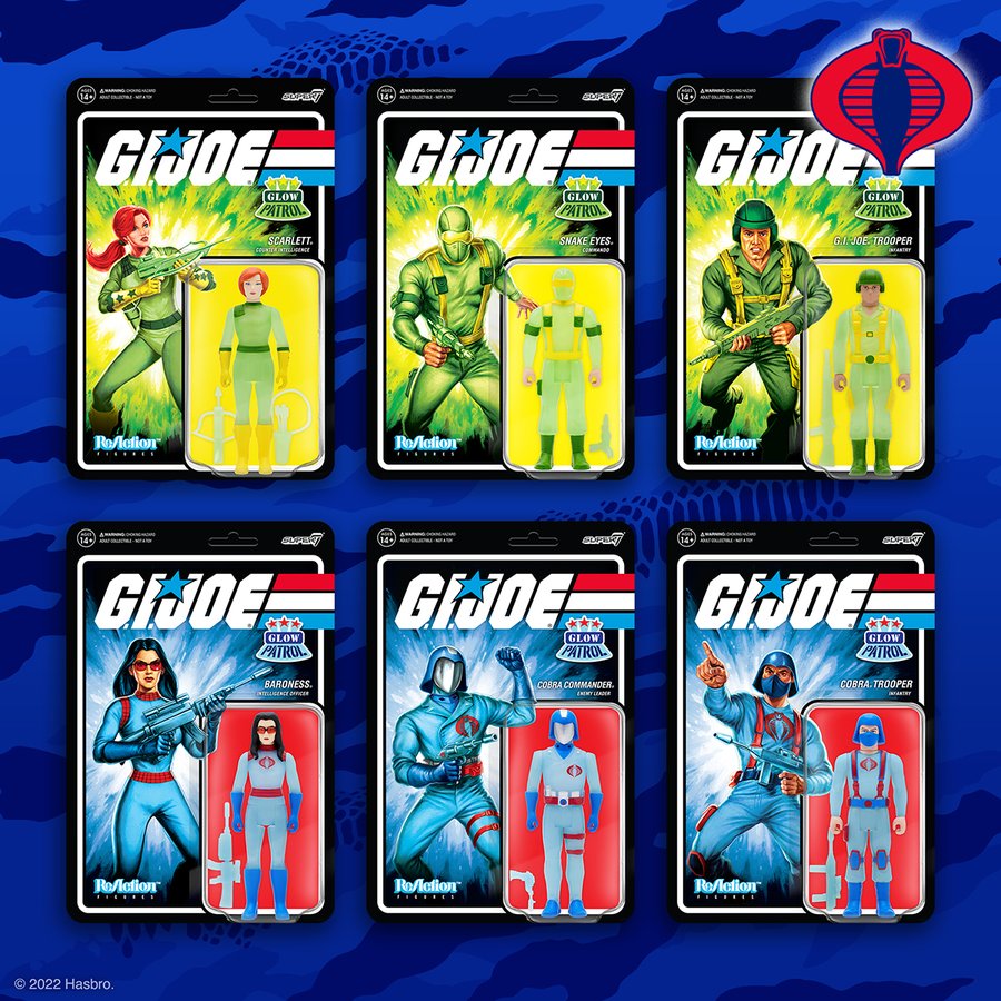 The Worst ReAction Figures Wave 3C - X-2 (Monster Glow) SDCC 22 – Super7