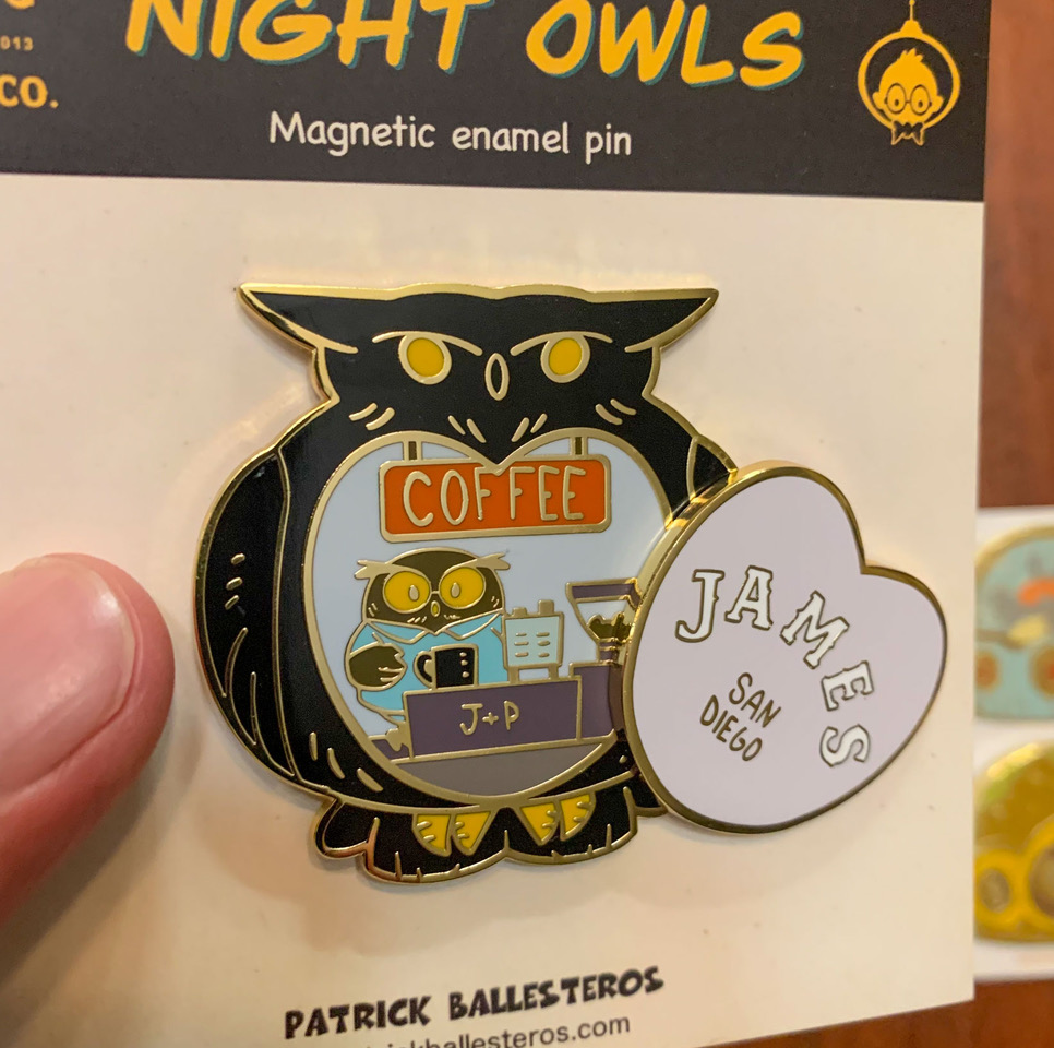Owl Glass Can - James Coffee Co.
