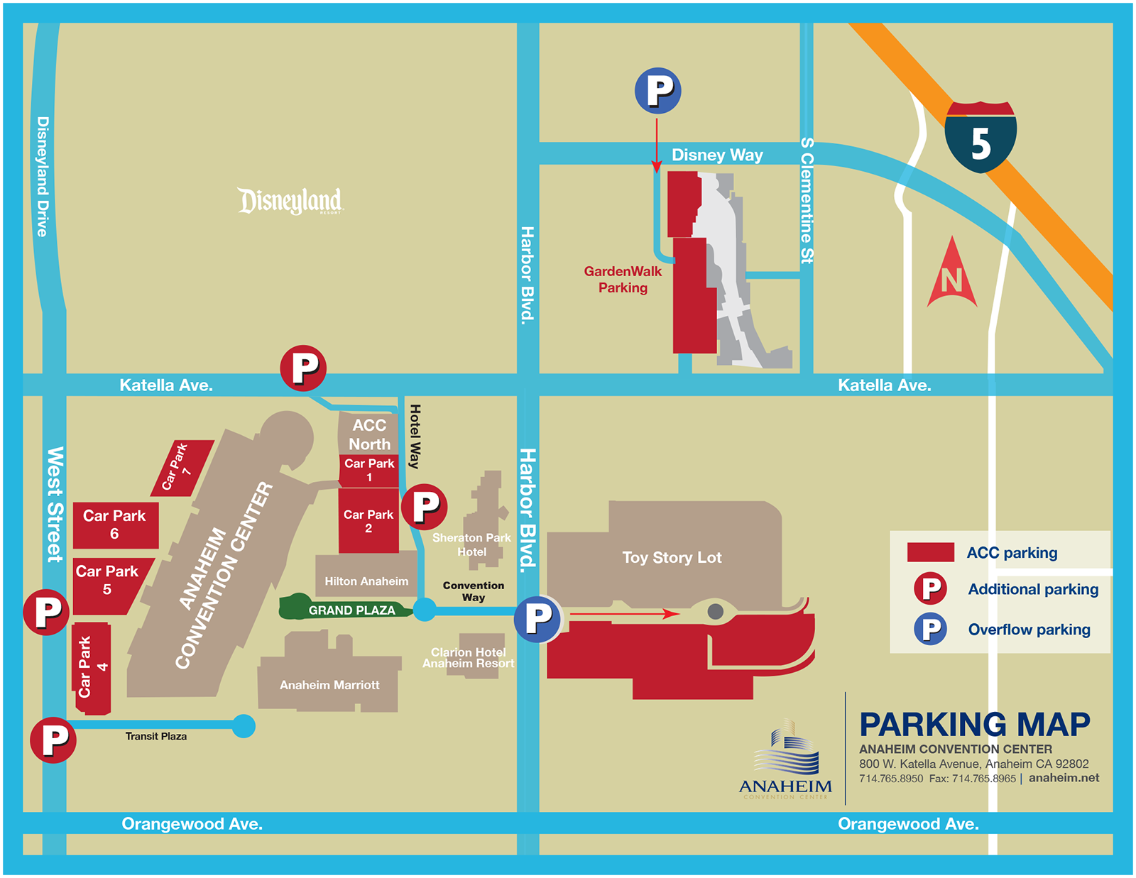 WonderCon Anaheim 2023 Parking Information San Diego ComicCon