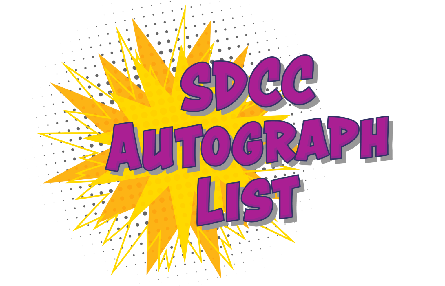 Actors Celebrities And Entertainers Autograph Signing Schedule SDCC 