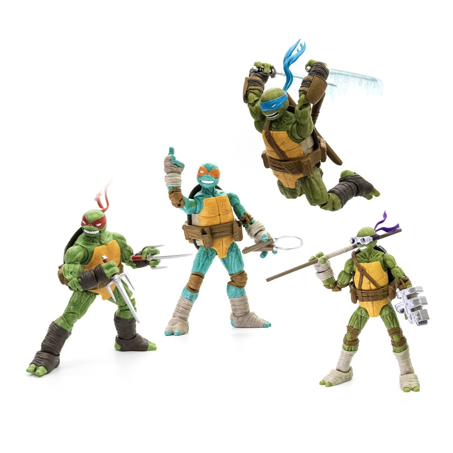 The Loyal Subjects The Loyal Subjects Teenage Mutant Ninja Turtles Battle  Action Figure Set