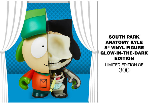 South Park Anatomy Boys 2 Vinyl Figure 4-Pack Glow-in-the-Dark Edition