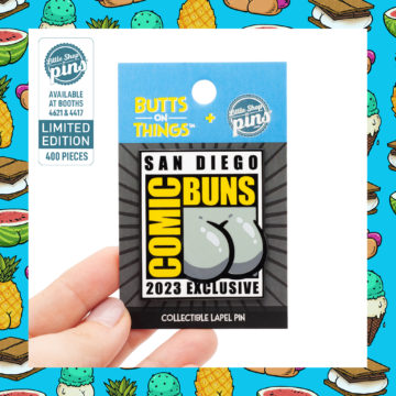 SDCC 2023 exclusive pin factory comicon