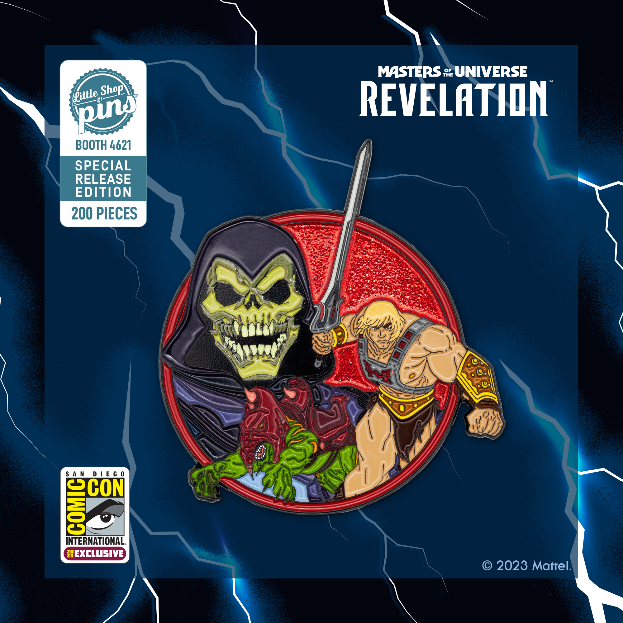 2015 SDCC "Summer Of Syfy" Set of 8 Limited Edition Pins