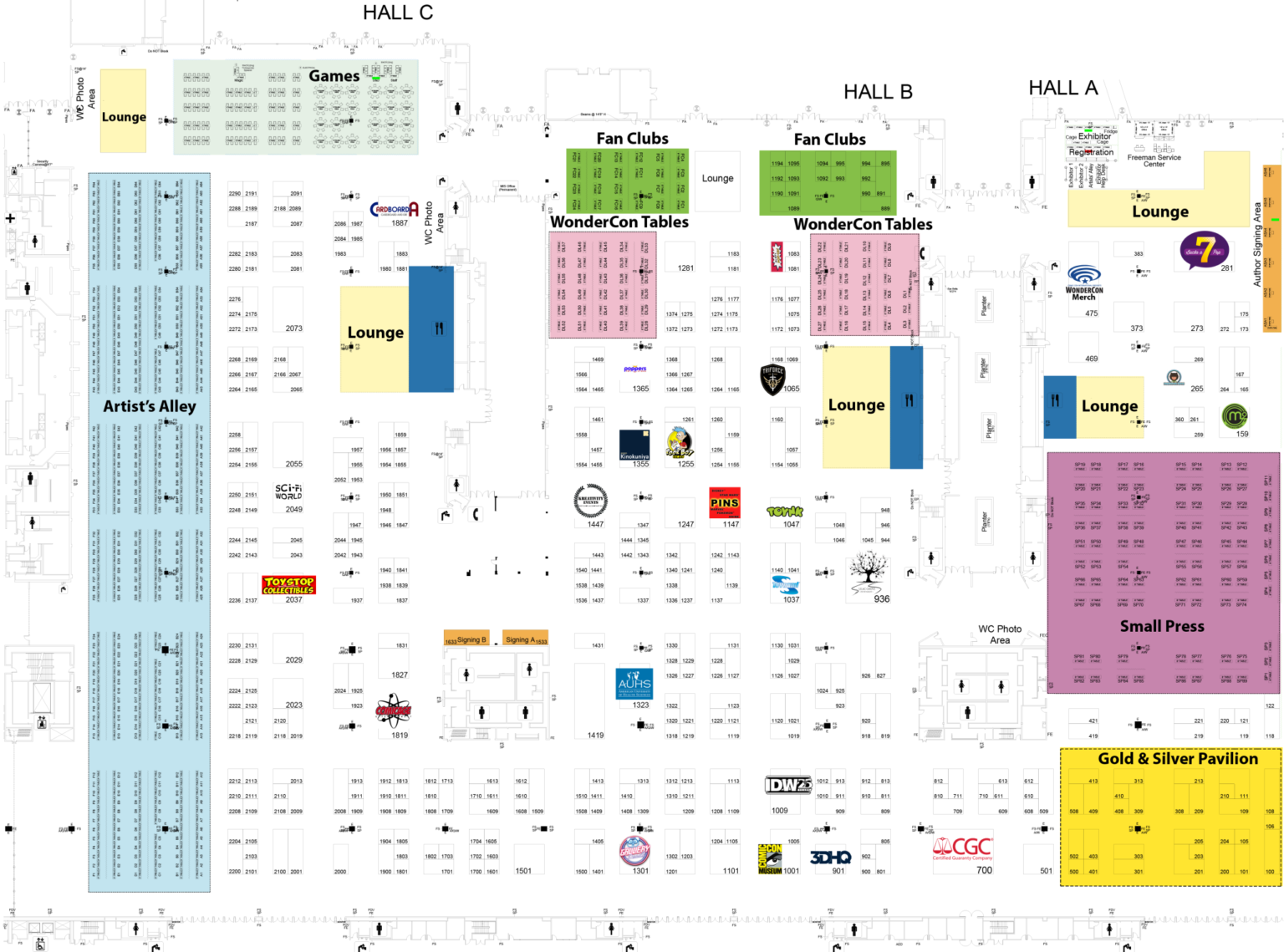 WonderCon Anaheim 2024 Exhibitor Map and List Released San Diego