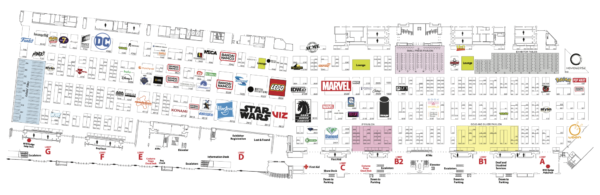 Exhibitor List, Floor Map for San Diego Comic-Con 2024 Revealed - San ...