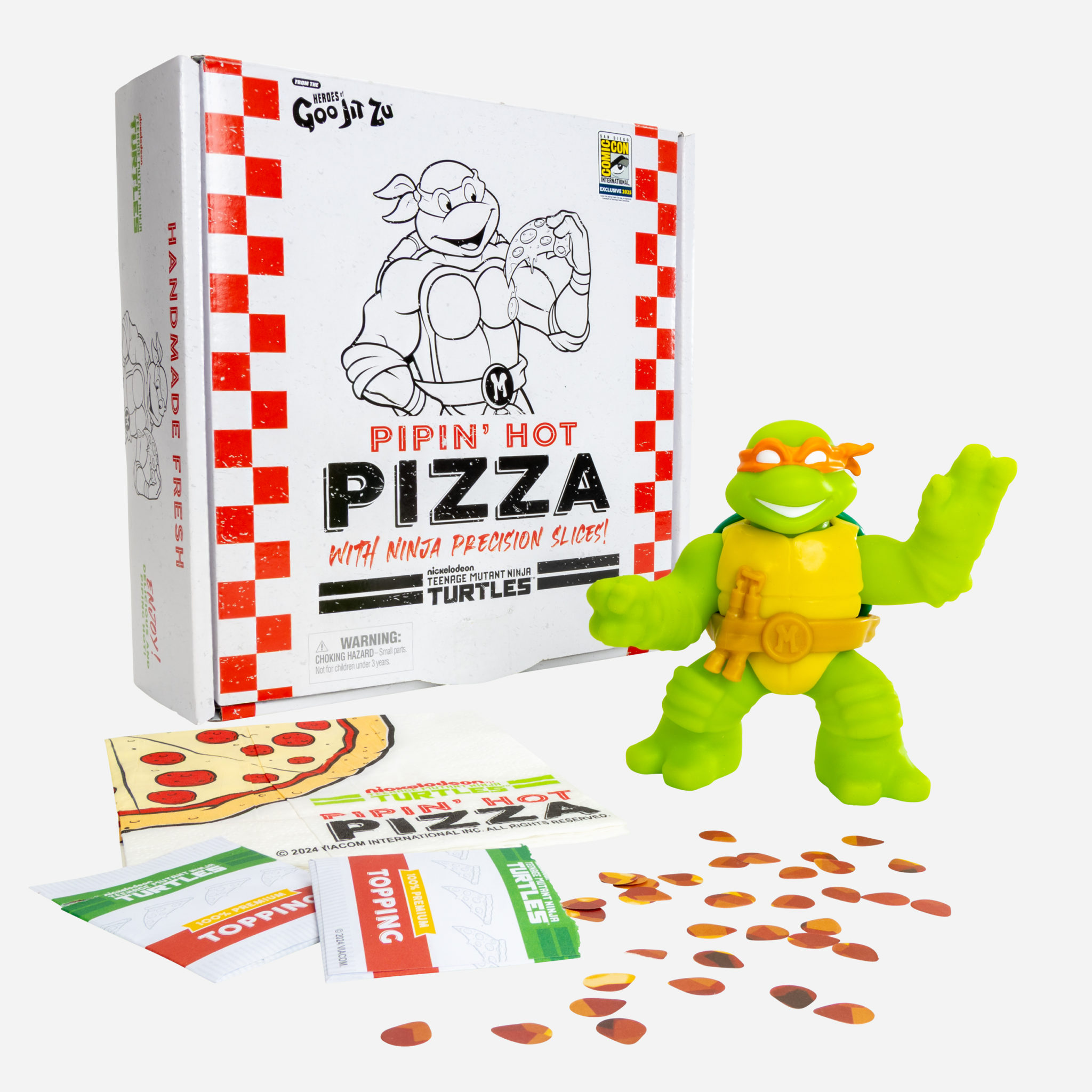 Heroes of Goo Jit Zu: TMNT Pizza Box