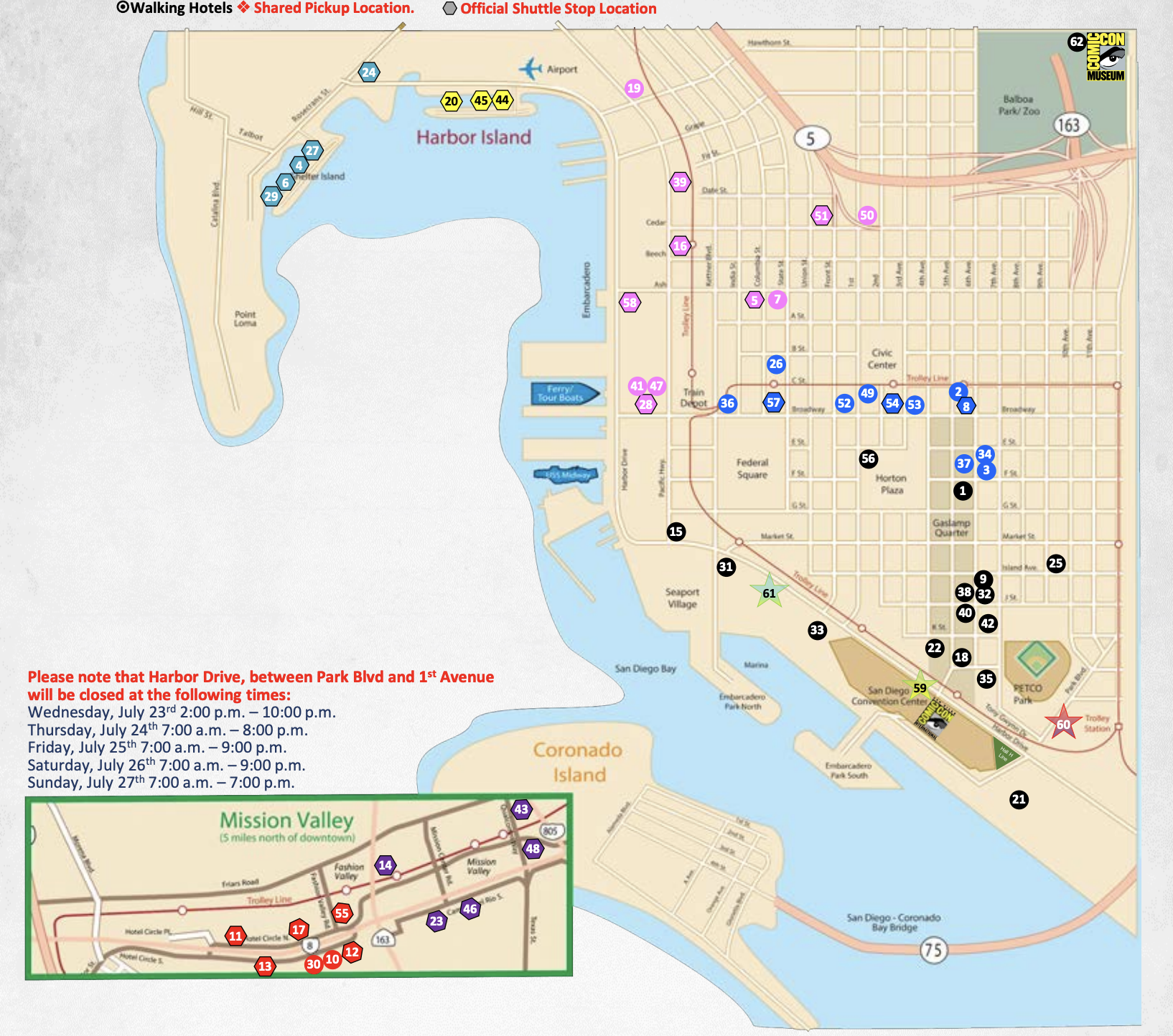 San Diego Comic-Con 2025 Shuttle Schedule Revealed [UPDATE June 17  display picture 1