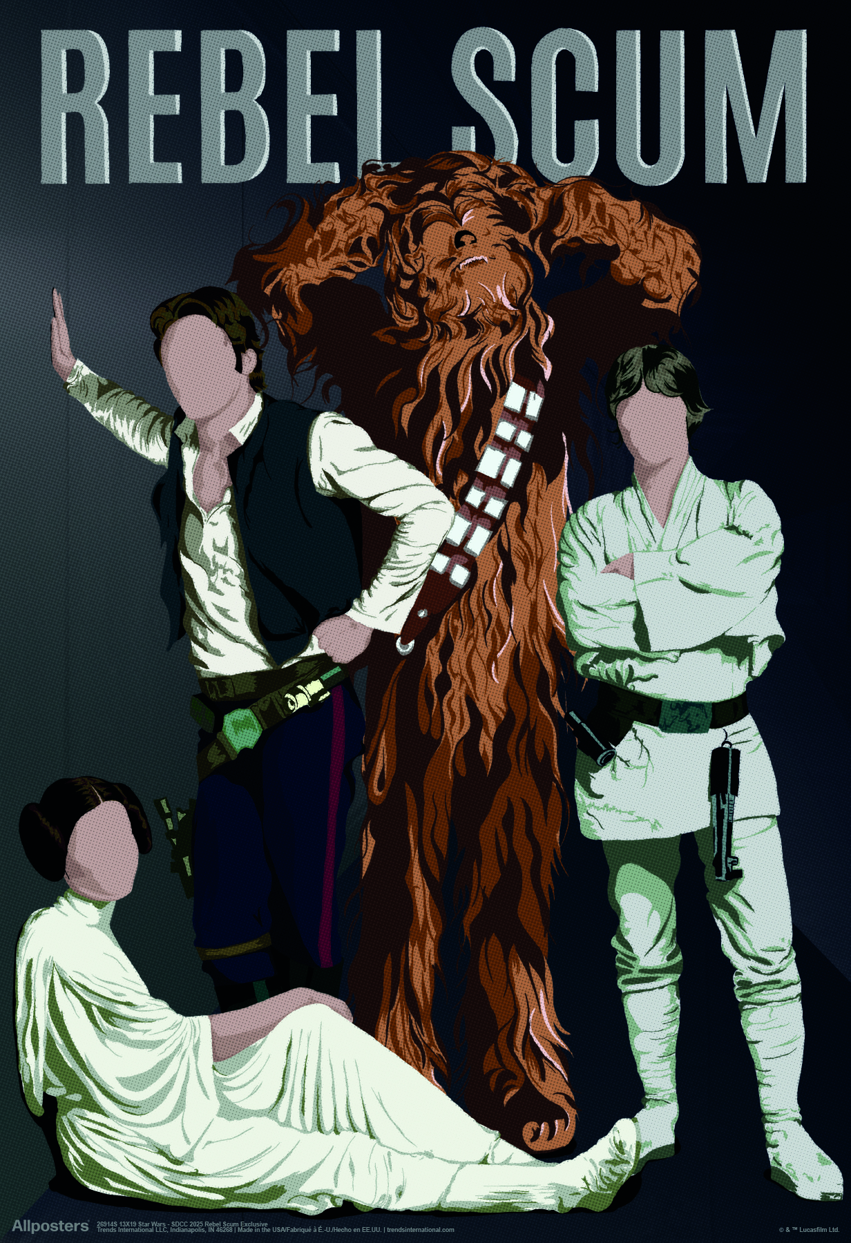 "Rebel Scum" Exclusive - 13" x 19"