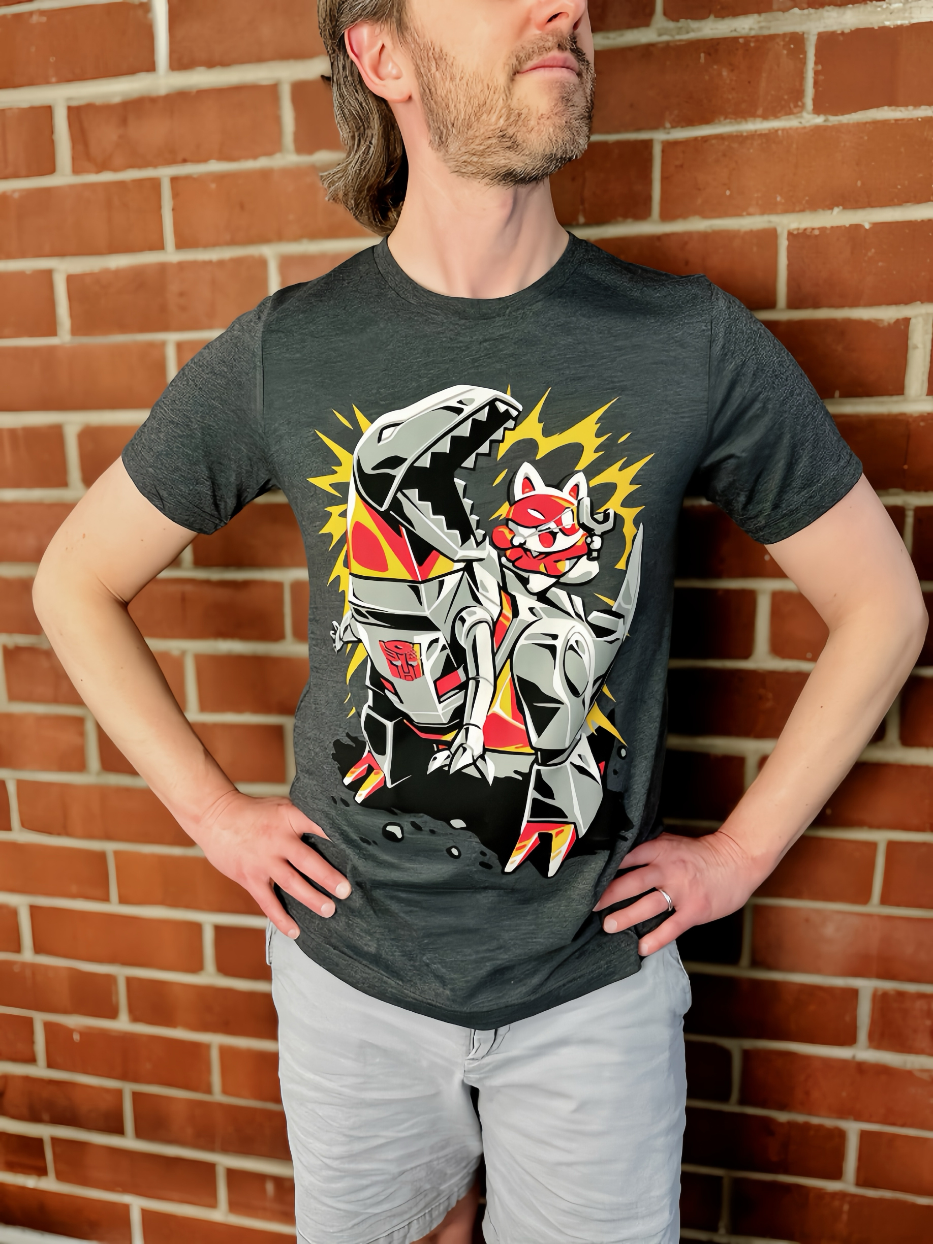 Catnit Bravo x Transformers Grimlock Crossover Shirt