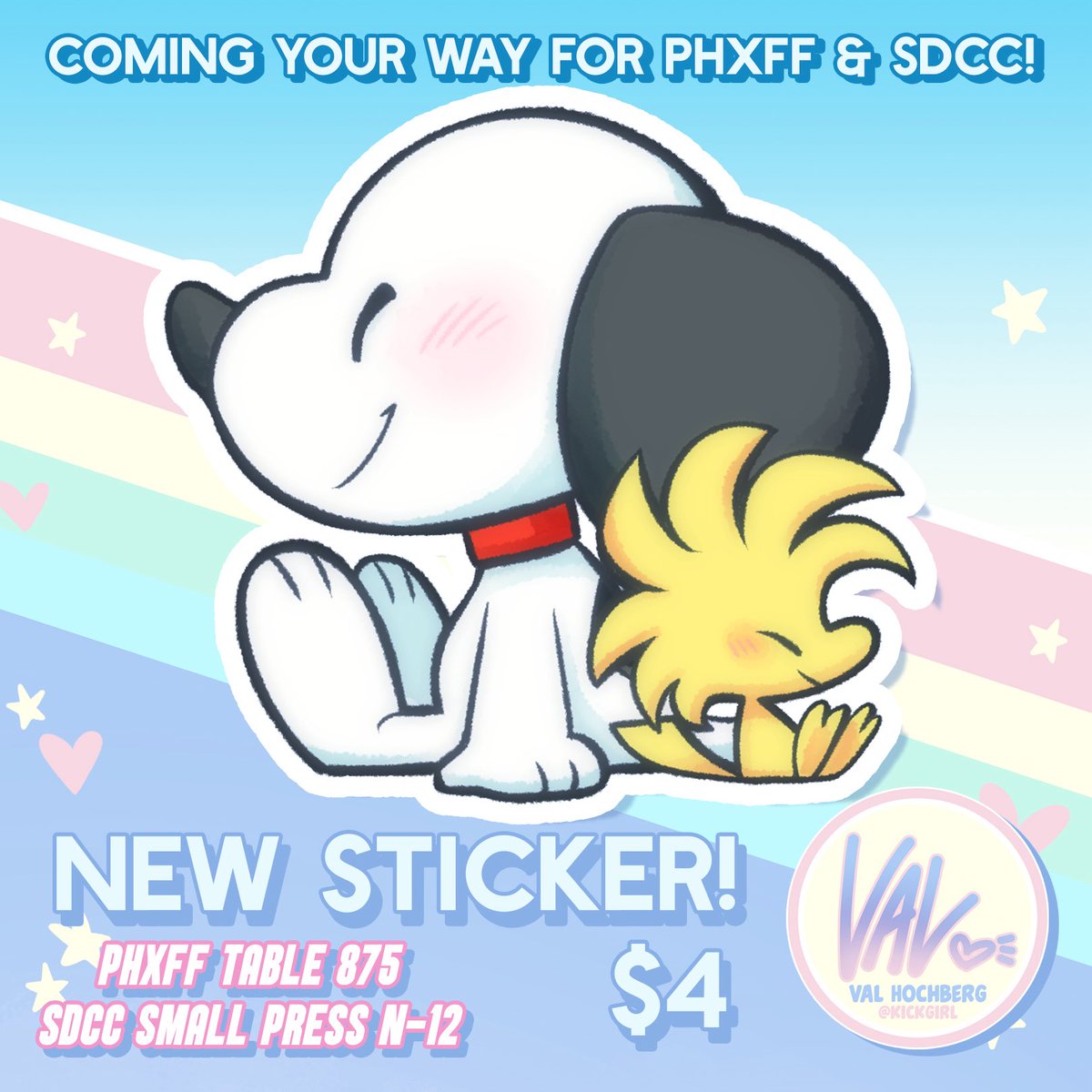 Snoopy & Woodstock Chibi Sticker