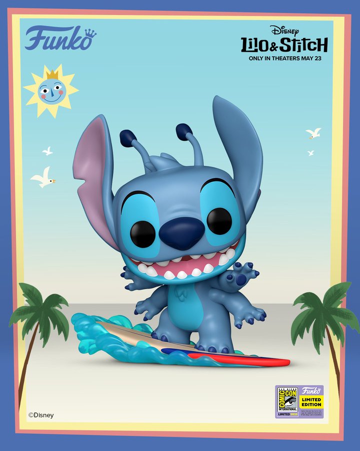 Stitch on Surfboard