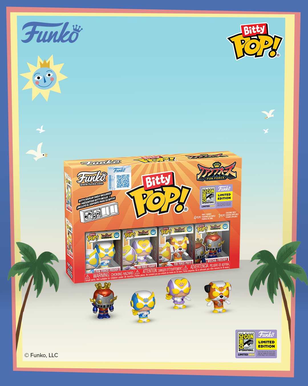 Bitty POP! Fun Force 4-pack