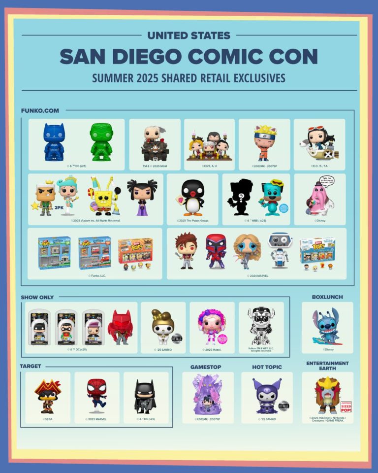 Funko San Diego Comic-Con 2025 Exclusives [UPDATE June 27] - San Diego ...