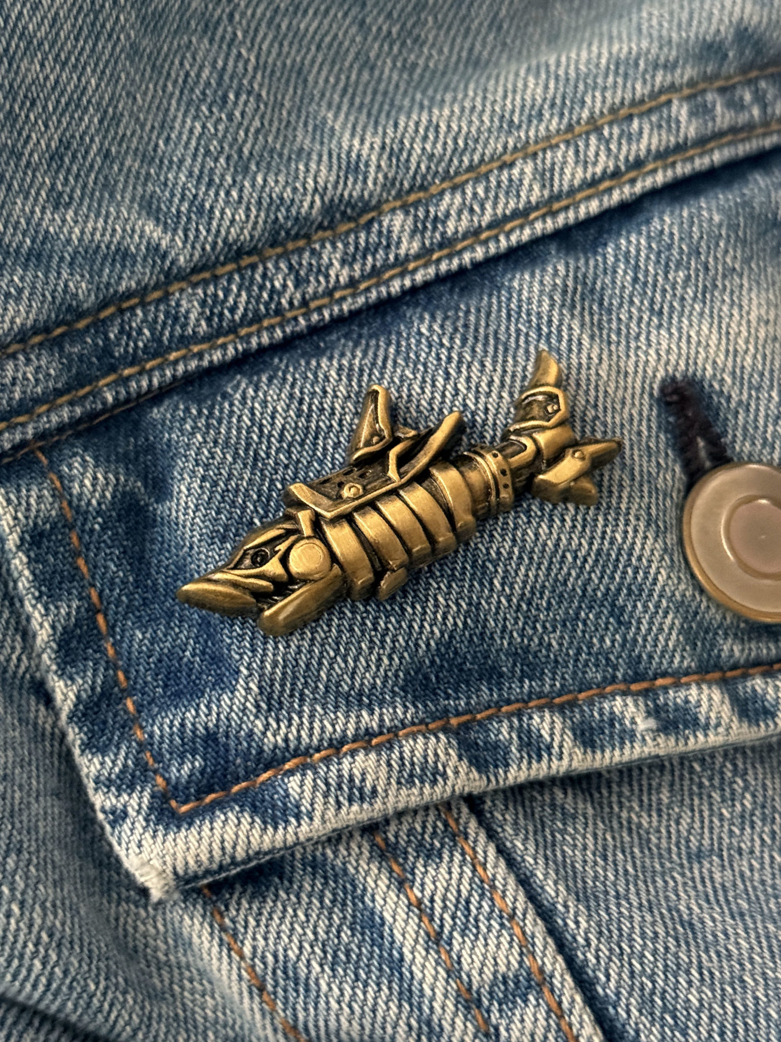 Arcane Fishbones Enamel Pin
