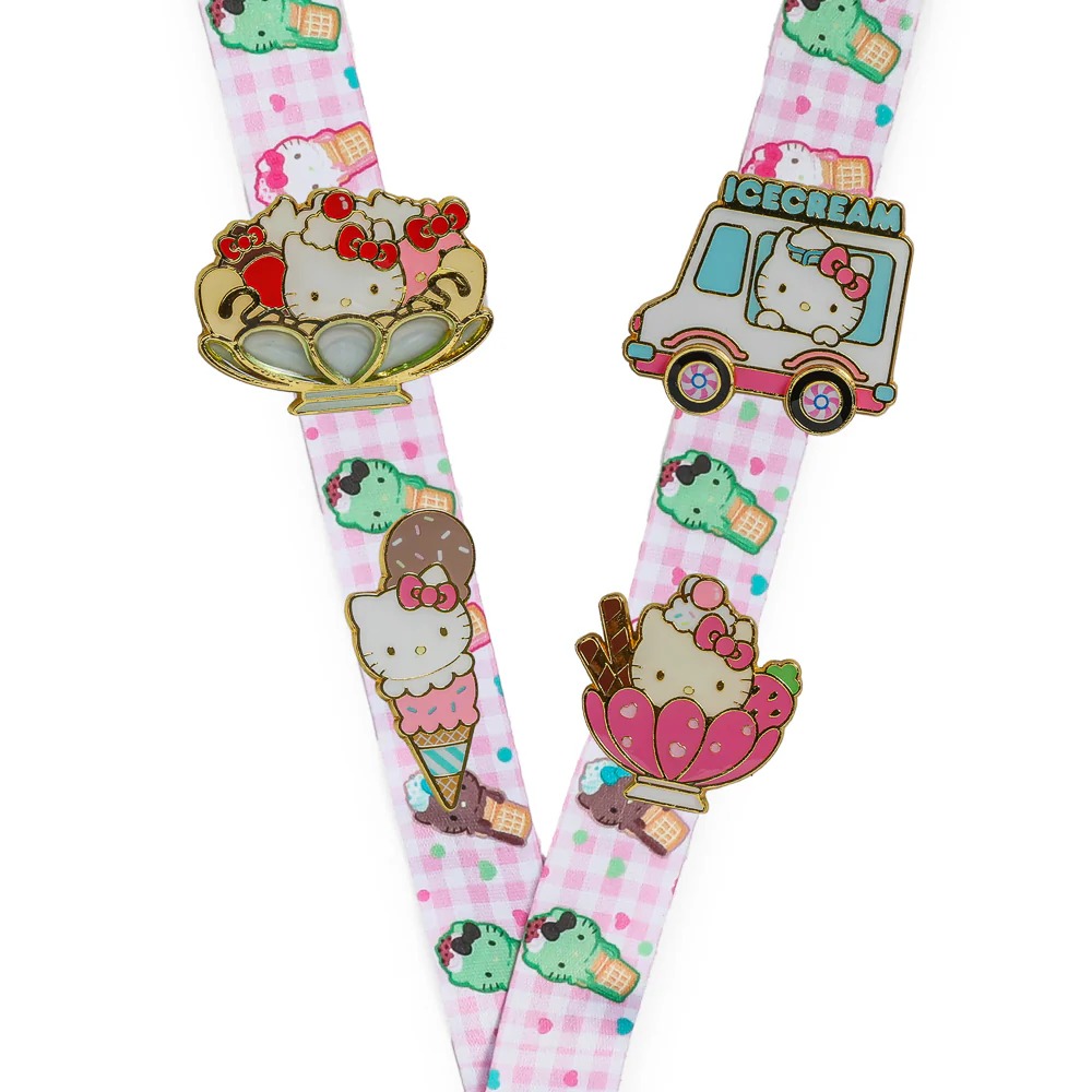 Hello Kitty® Ice Cream Deluxe Pins & Lanyard Set