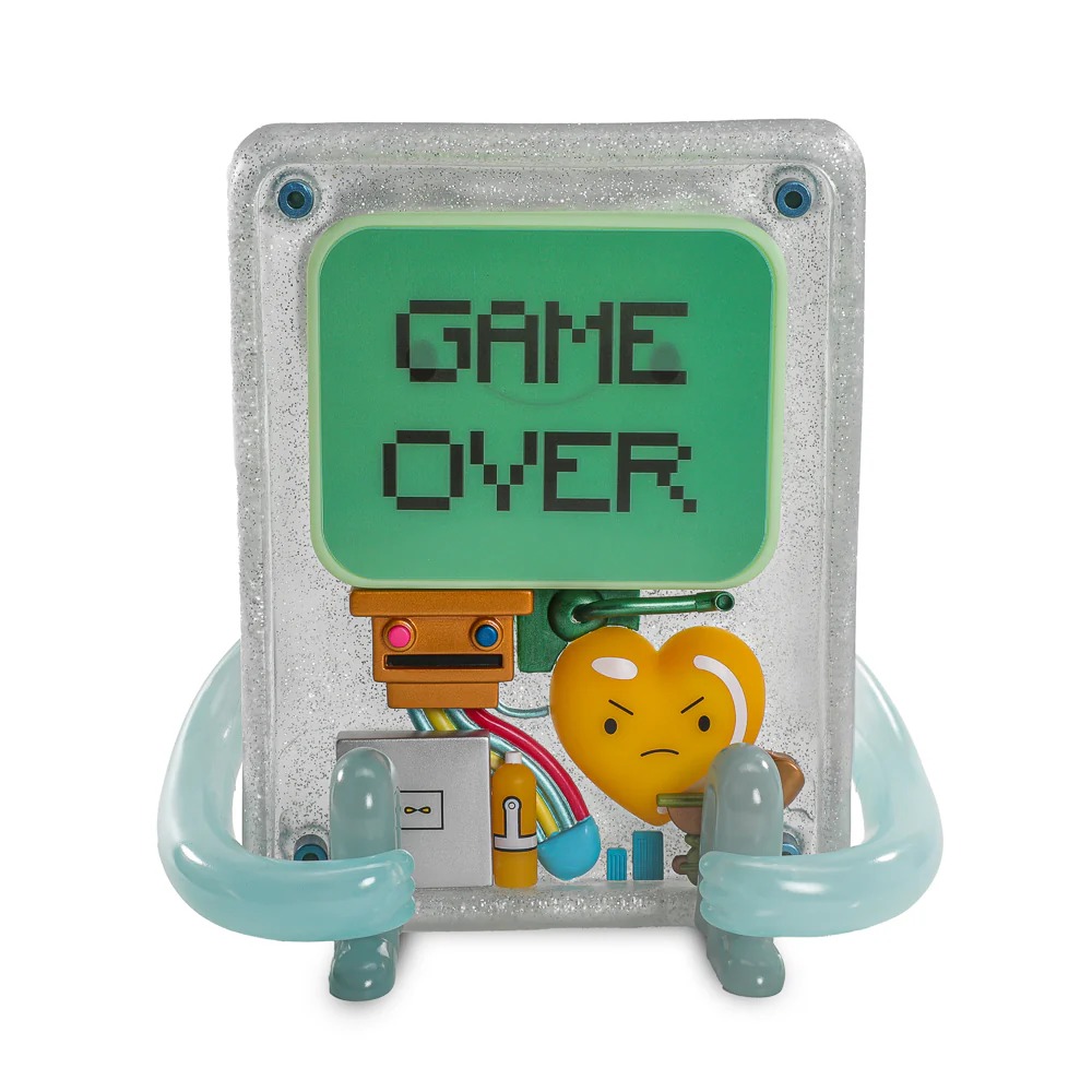 BMO 8″ Glow-in-the-Dark Vinyl Art Figure – Game Over Edition