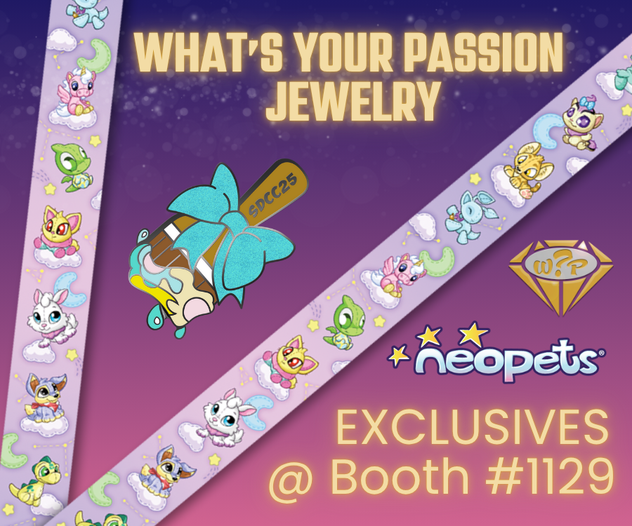 SDCC Exclusive Neopets Baby Paint Brush Pin