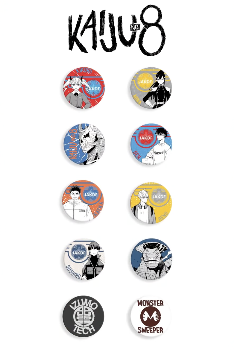 Kaiju No. 8 Blind Buttons