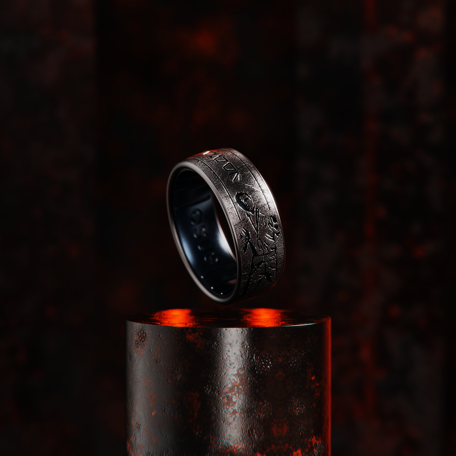 Han Solo™ in Carbonite silicone ring