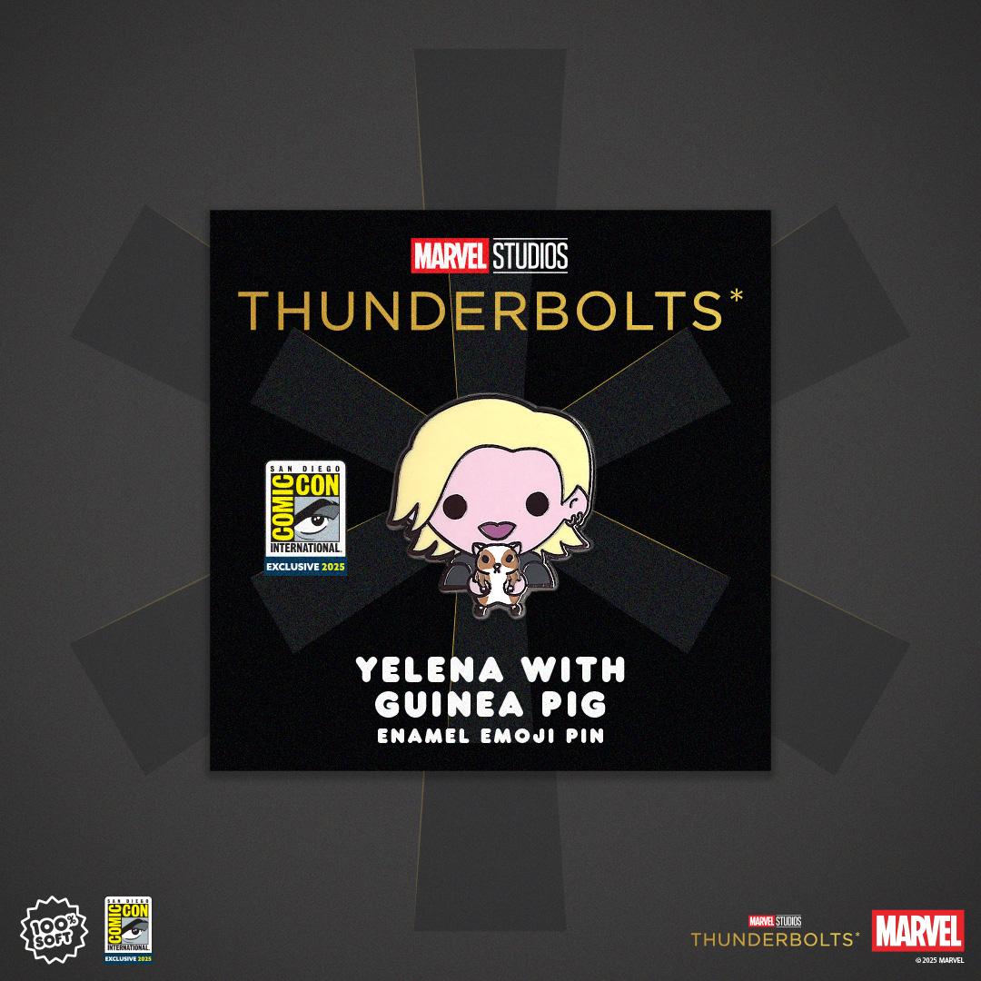 Marvel Studios’ Thunderbolts* Yelena With Guinea Pig Enamel Pin