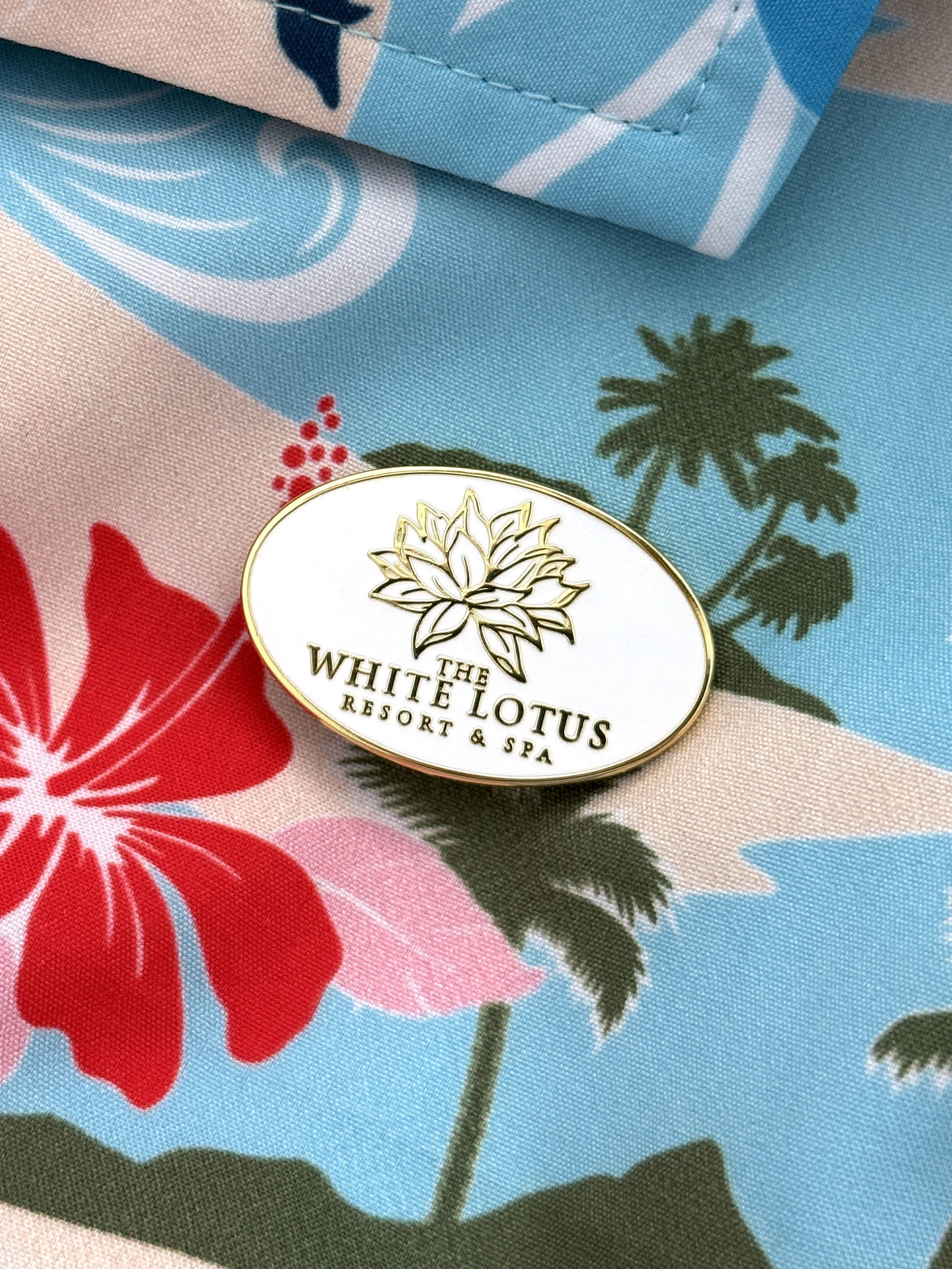 White Lotus Pin