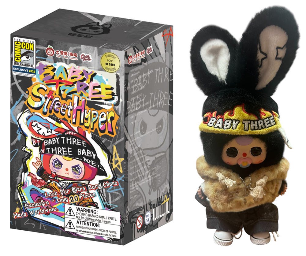 “Street Hyper” Vinyl Collector Plush – Black Box