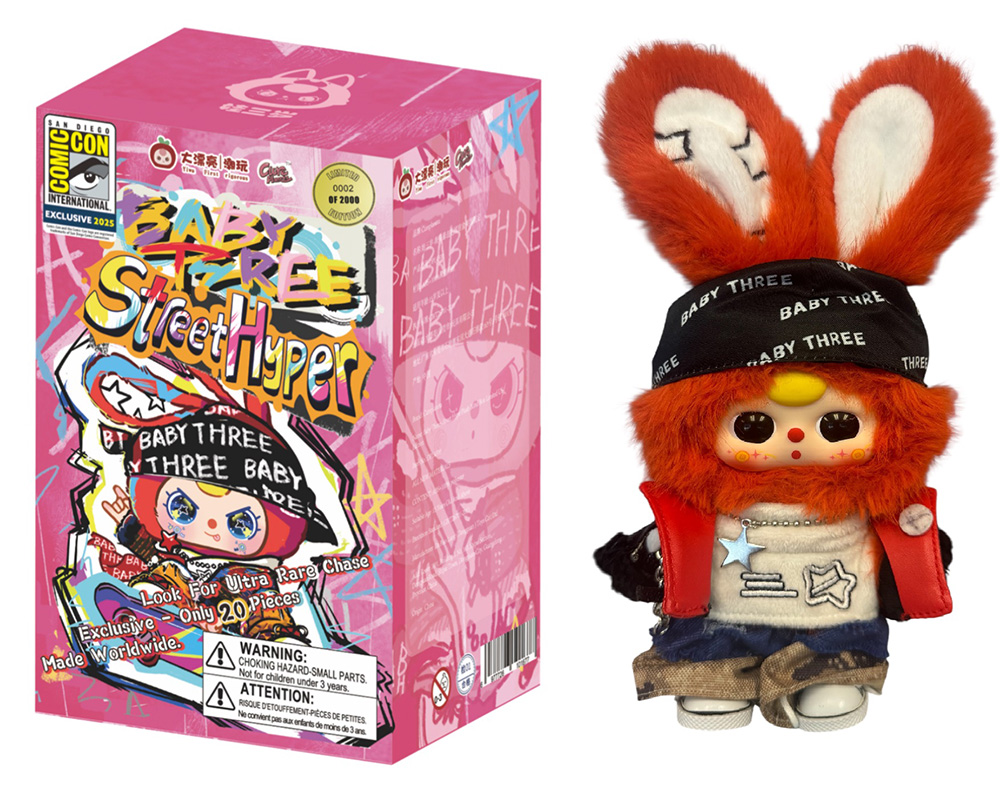 “Street Hyper” Vinyl Collector Plush – Pink Box