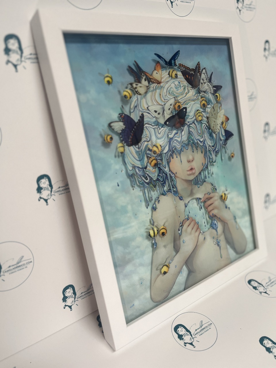 “Polina” Framed Acrylic Print