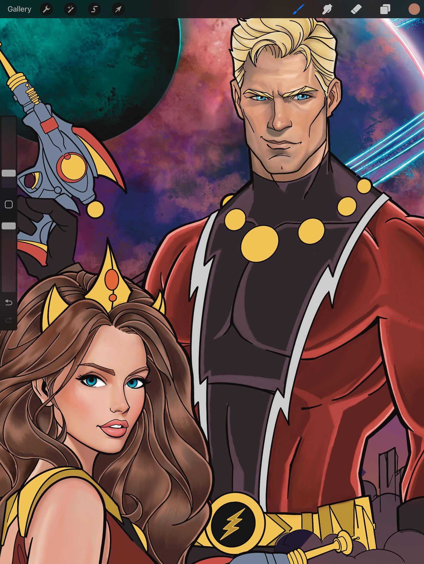 Flash Gordon Cover - Peter Smith Collaboration