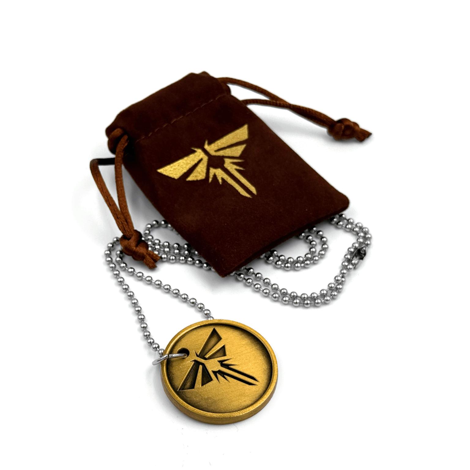 Fireflies Chain Necklace with Velvet Pouch
