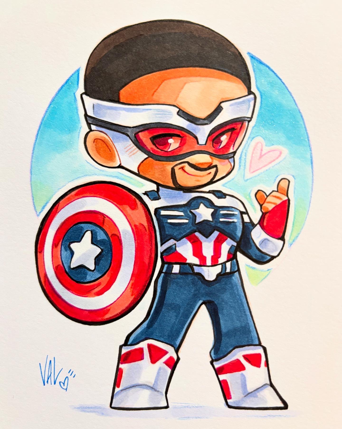 Sam Wilson Mini Artwork