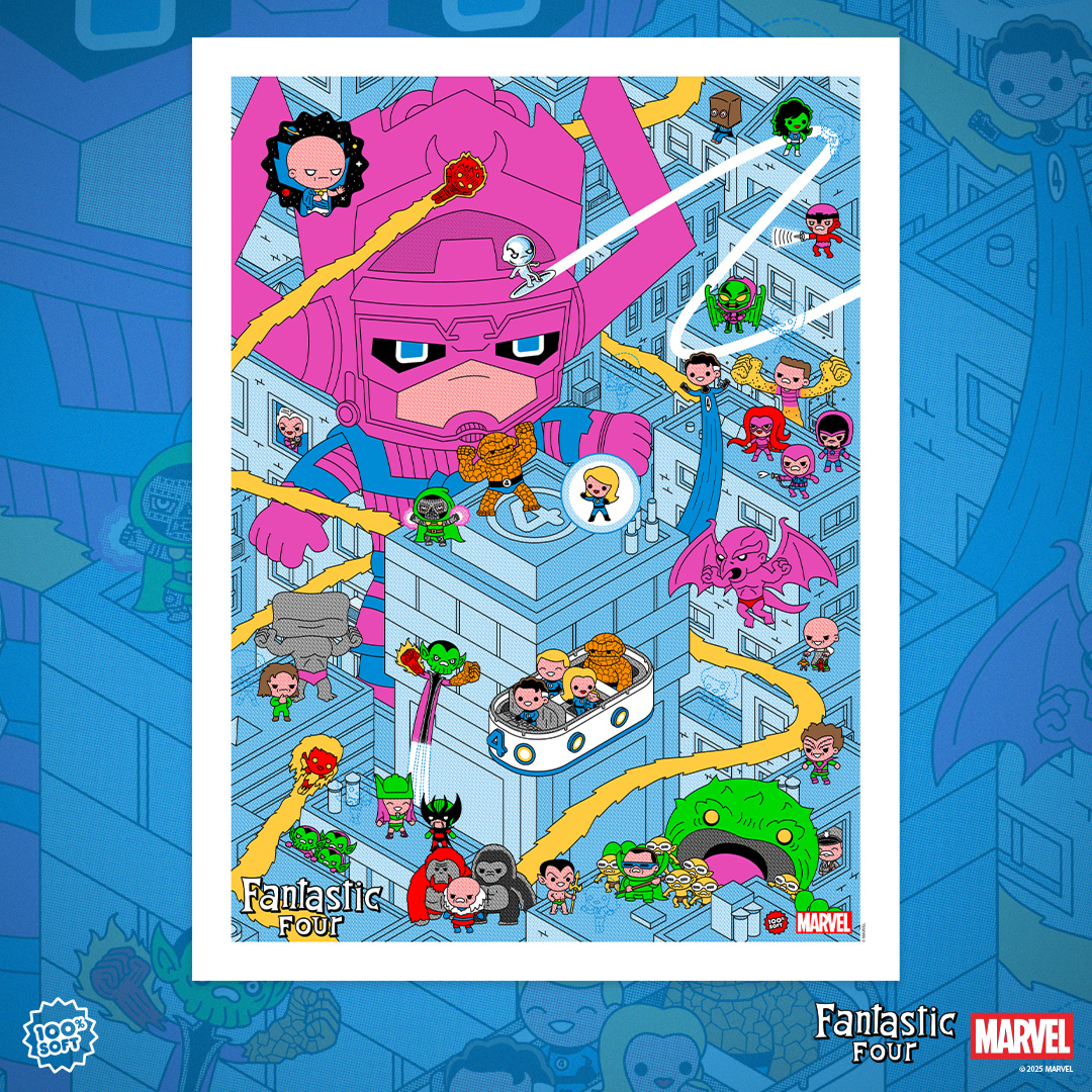 The Fantastic Four Screen Printed Poster