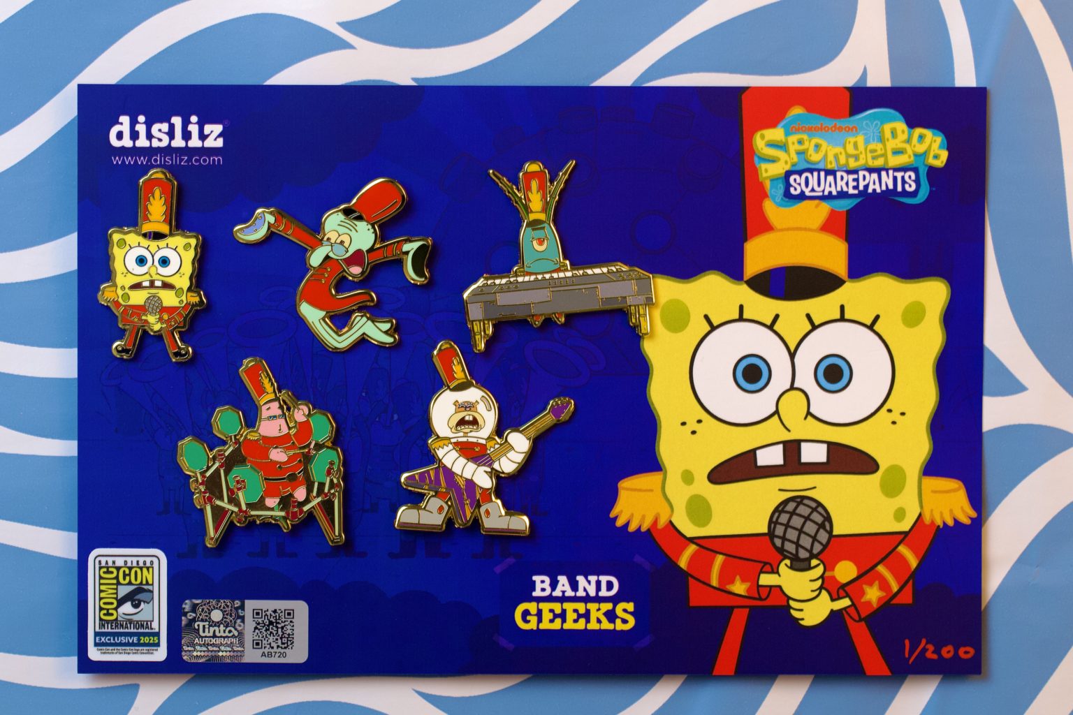 SpongeBob SquarePants “Band Geeks” Enamel Pin Set