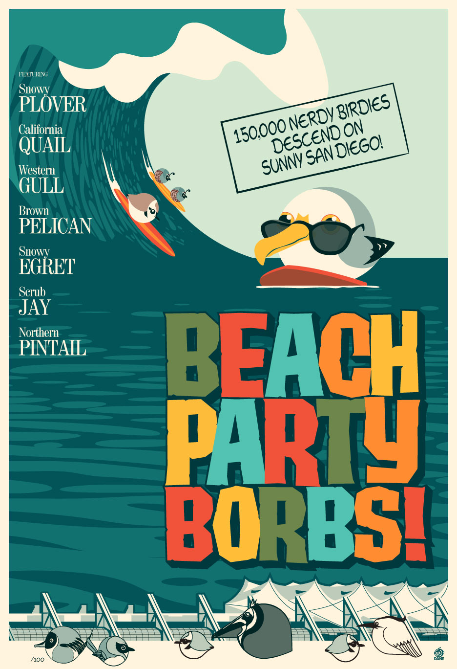 “Beach Party Borbs” Print